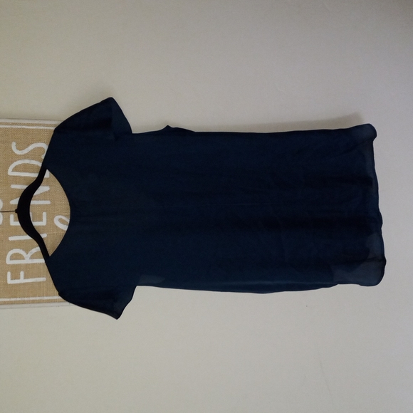 Gap XL dark blue green blouse NWOT - Picture 4 of 7